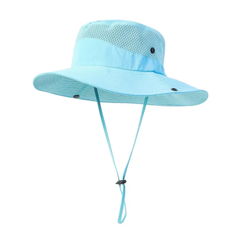 Womens wide brim sun hat