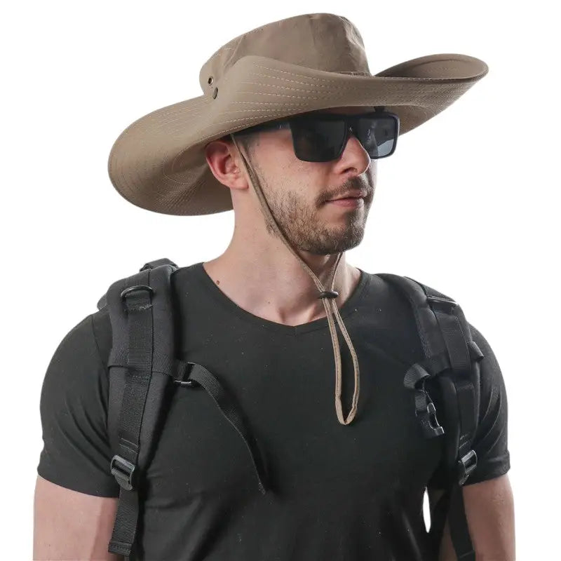 Wide brim sun hat