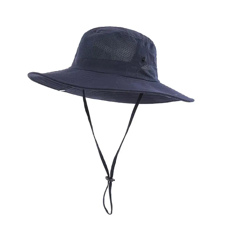 Wide brim packable hat