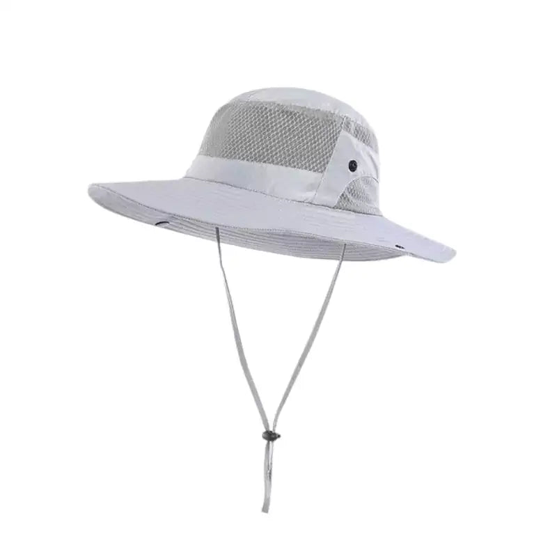 Wide brim packable hat