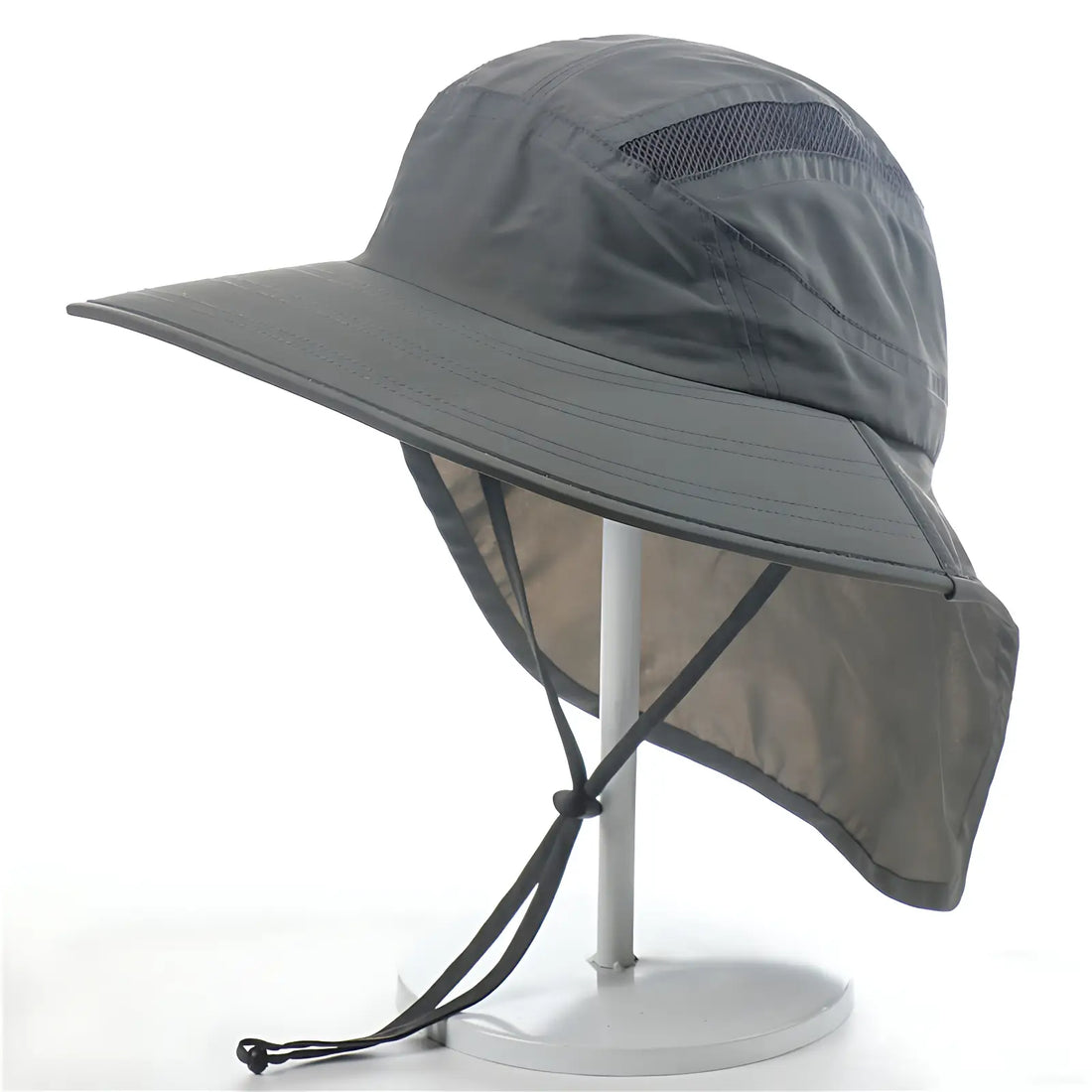 Sun hat with neck flap