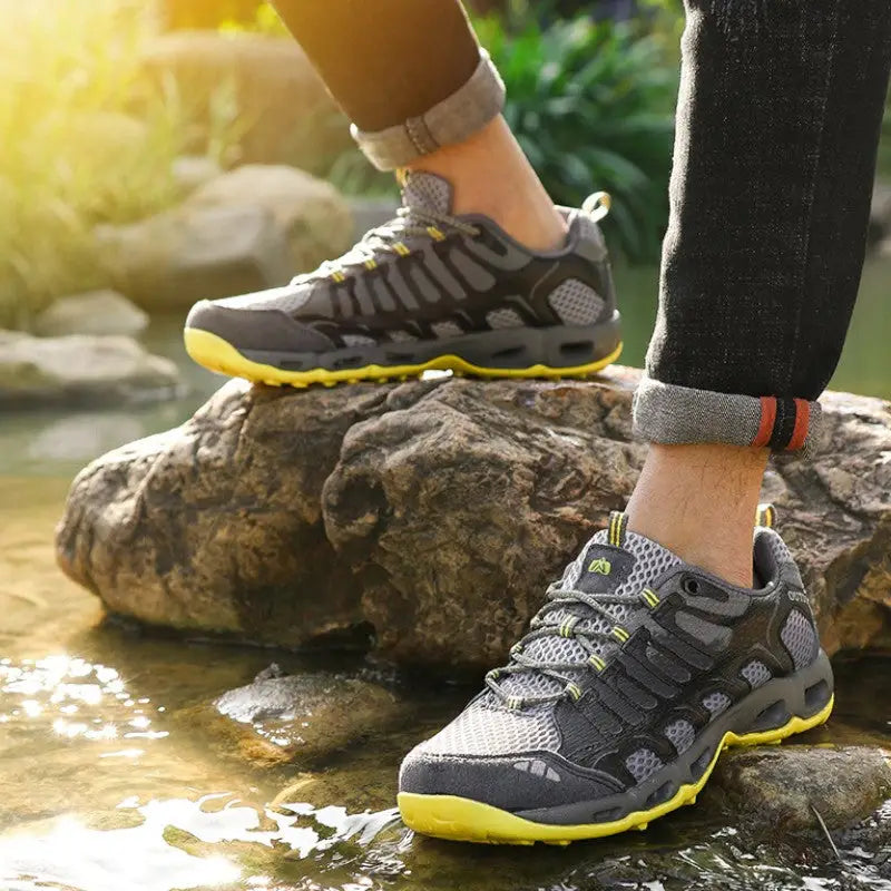 Low hiking shoes