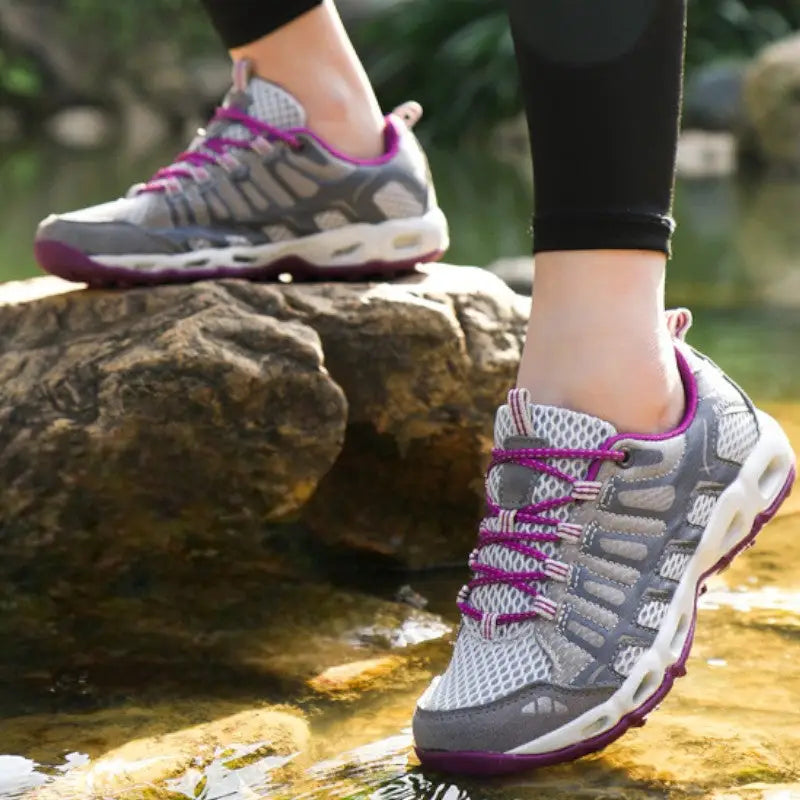 Low hiking shoes