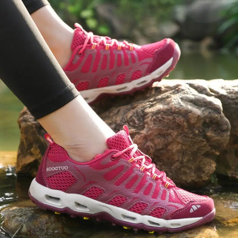 Low hiking shoes