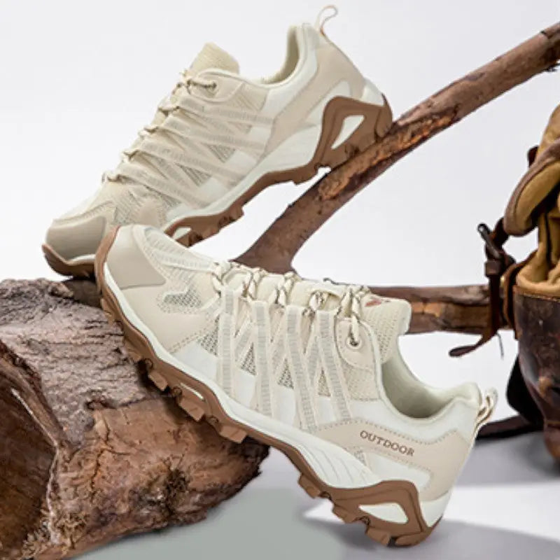 Mesh hiking shoes