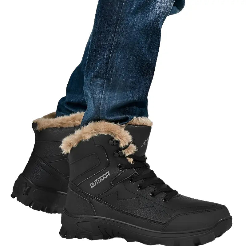 Winter boots with fur
