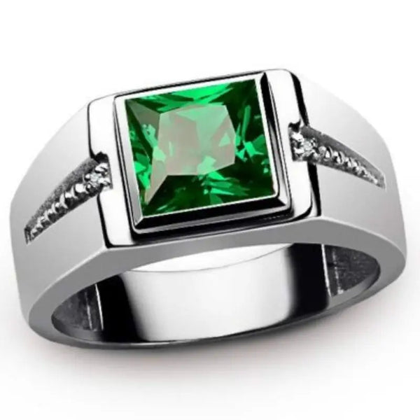 Signet ring with stone