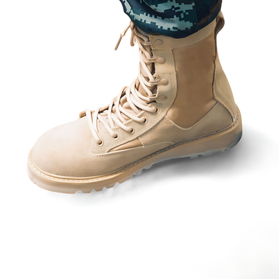 Cold weather tactical boots camo