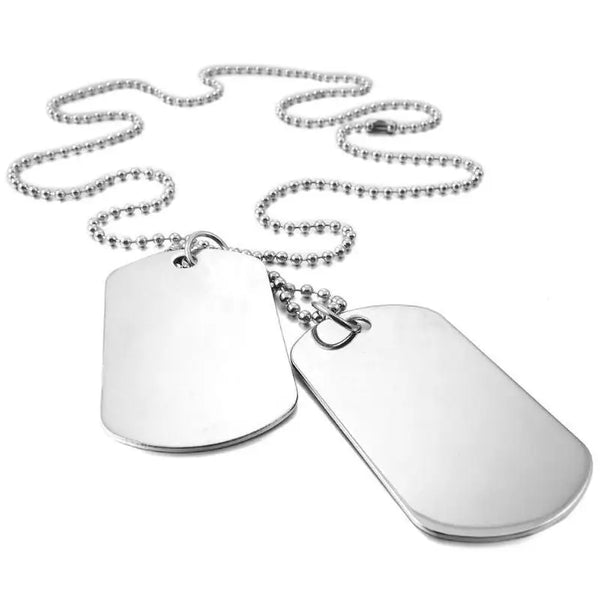 Engravable mens necklace