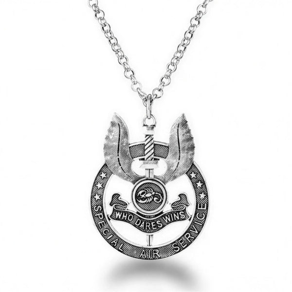 Mens military necklace