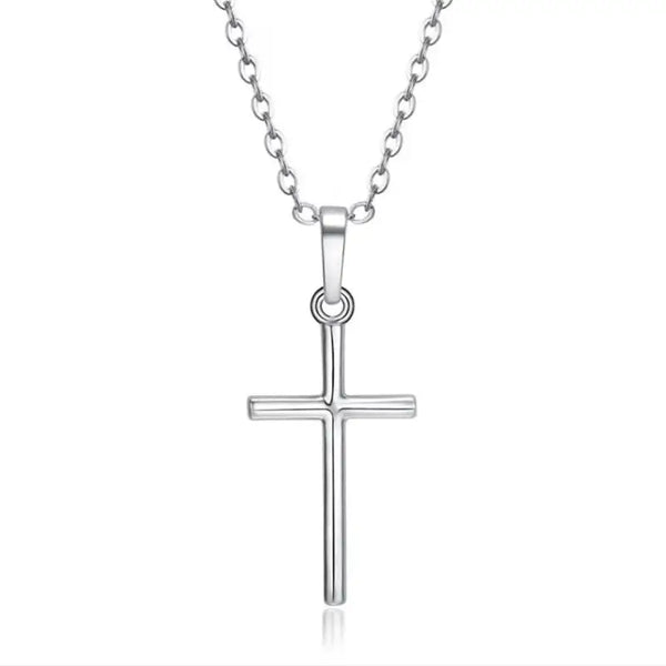 Stainless steel cross necklace