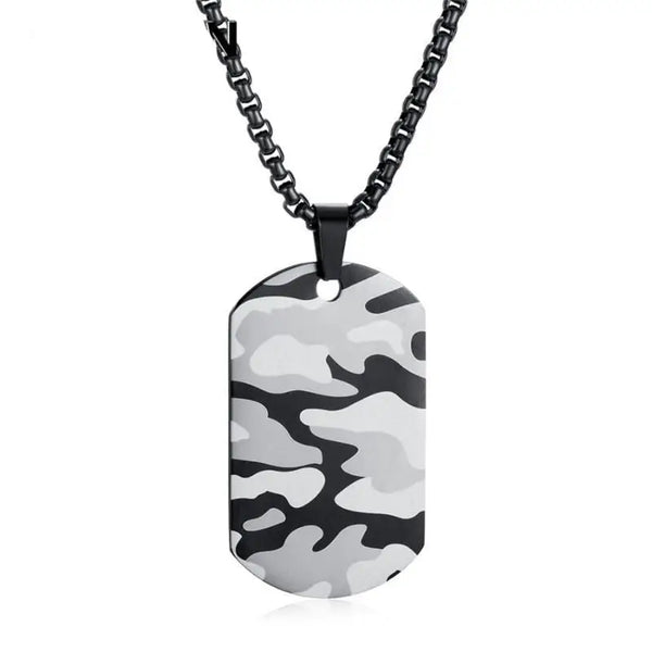Camo dog tags