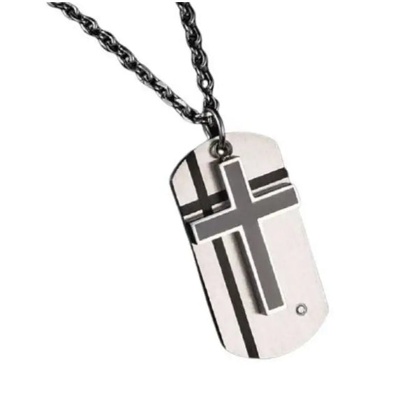 Mens cross necklace