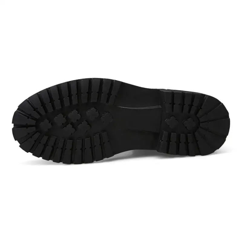 Mens black military boots