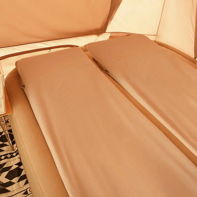 Compact sleeping bag liner