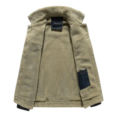 Denim Jacket Military Style