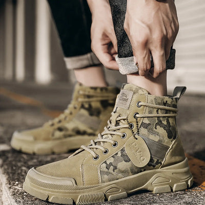 Desert Camo Tactical Boots