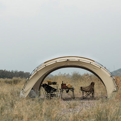 Double opening dome tent