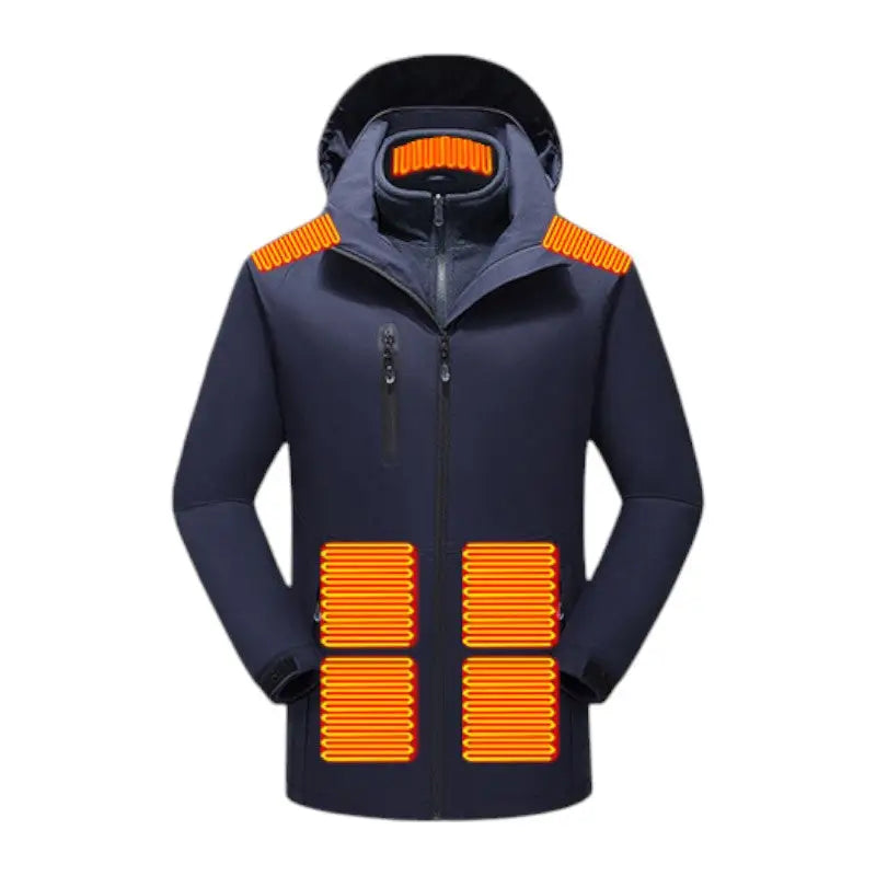 Heated jacket for men