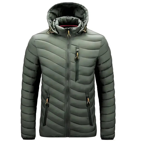 Hooded puffer jacket