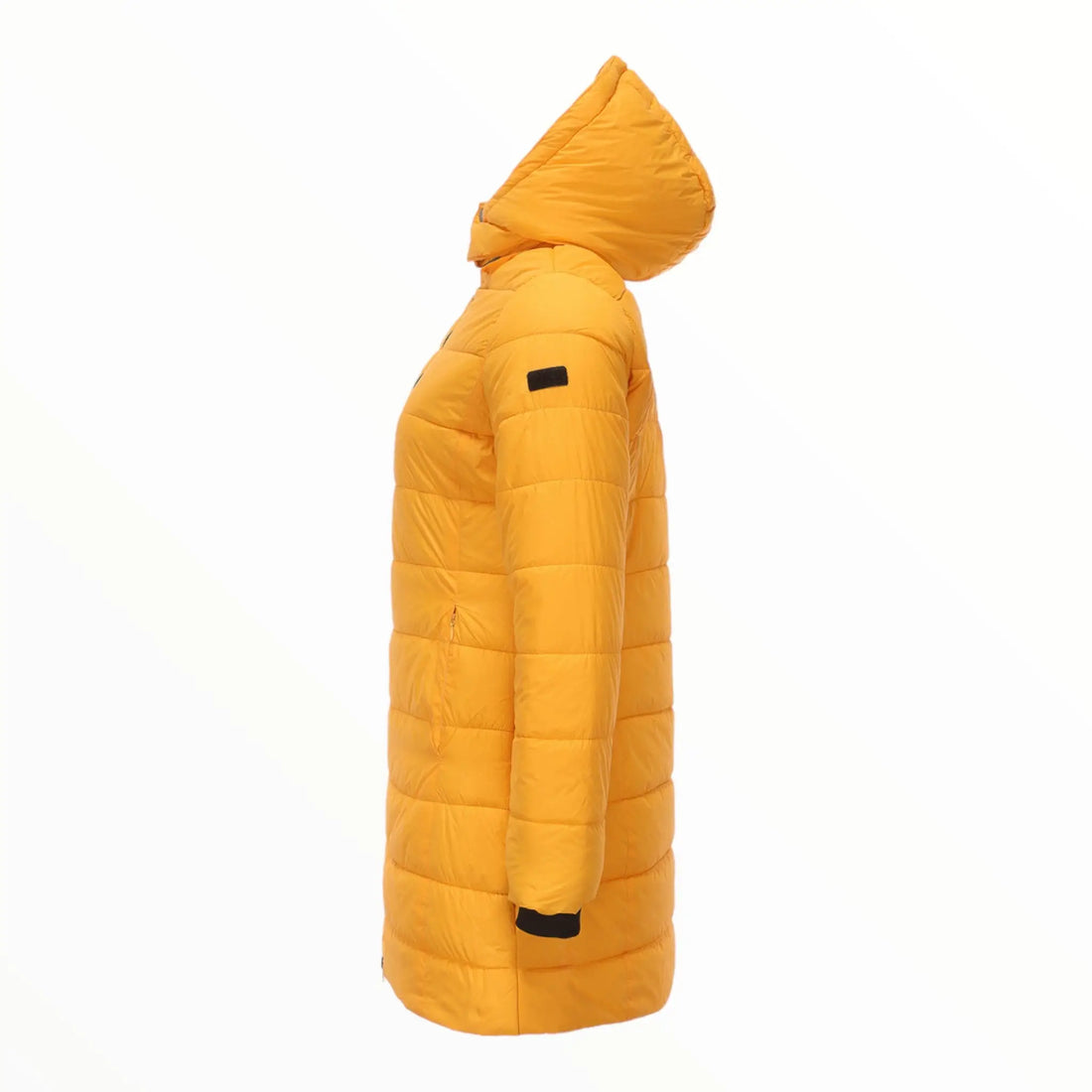 Womens long puffer jacket
