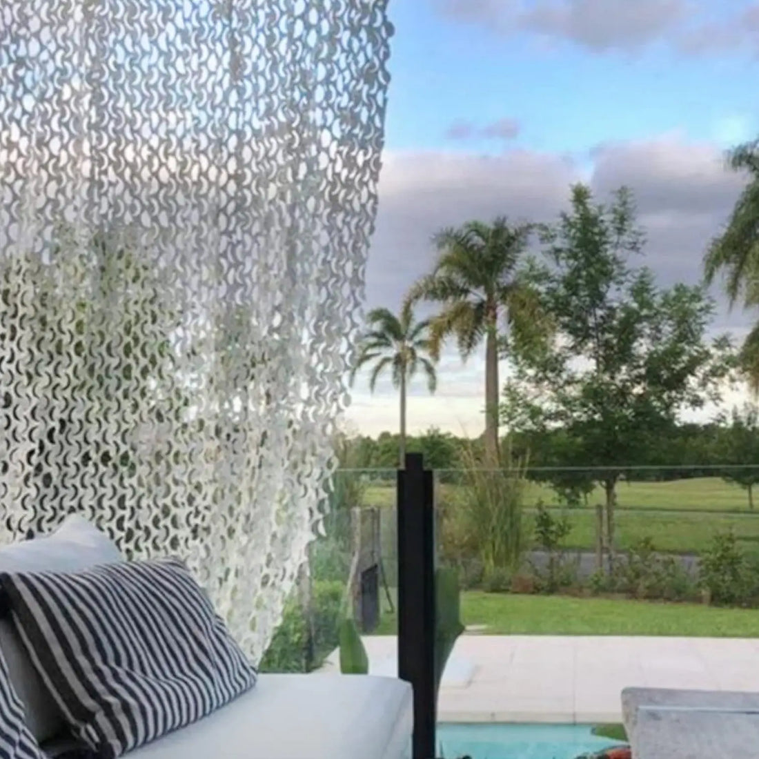 Tan camo netting