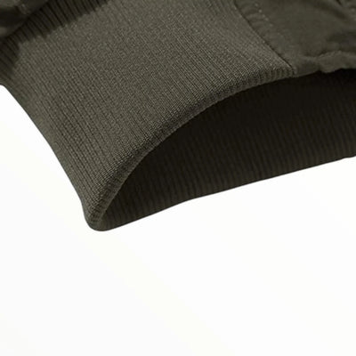 Fleece military navy jacket