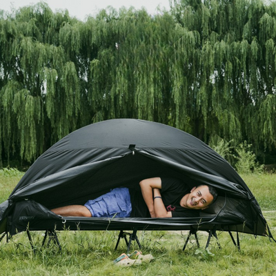 floating tent camping