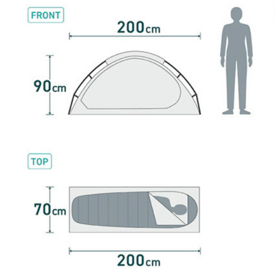 floating tent camping