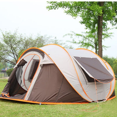 Foldable camping tent