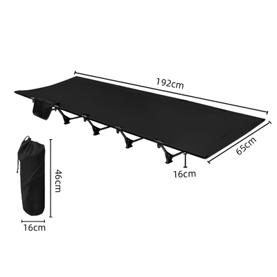 Folding bed for camping