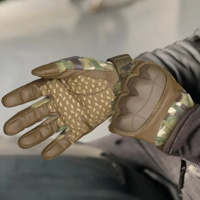 Hard knuckle gloves