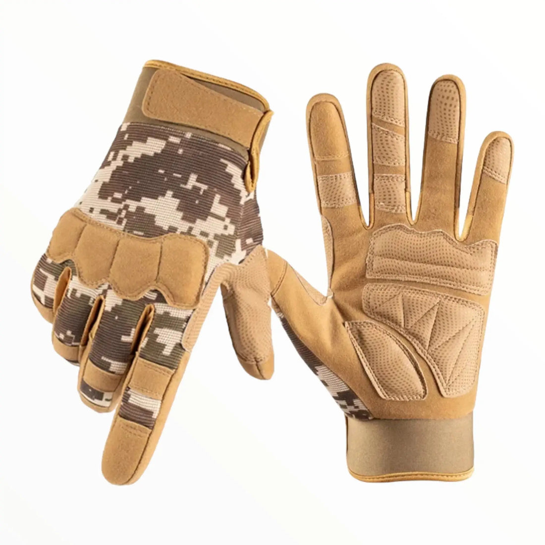 Padded tactical gloves