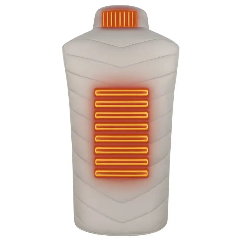 Heated vest with battery