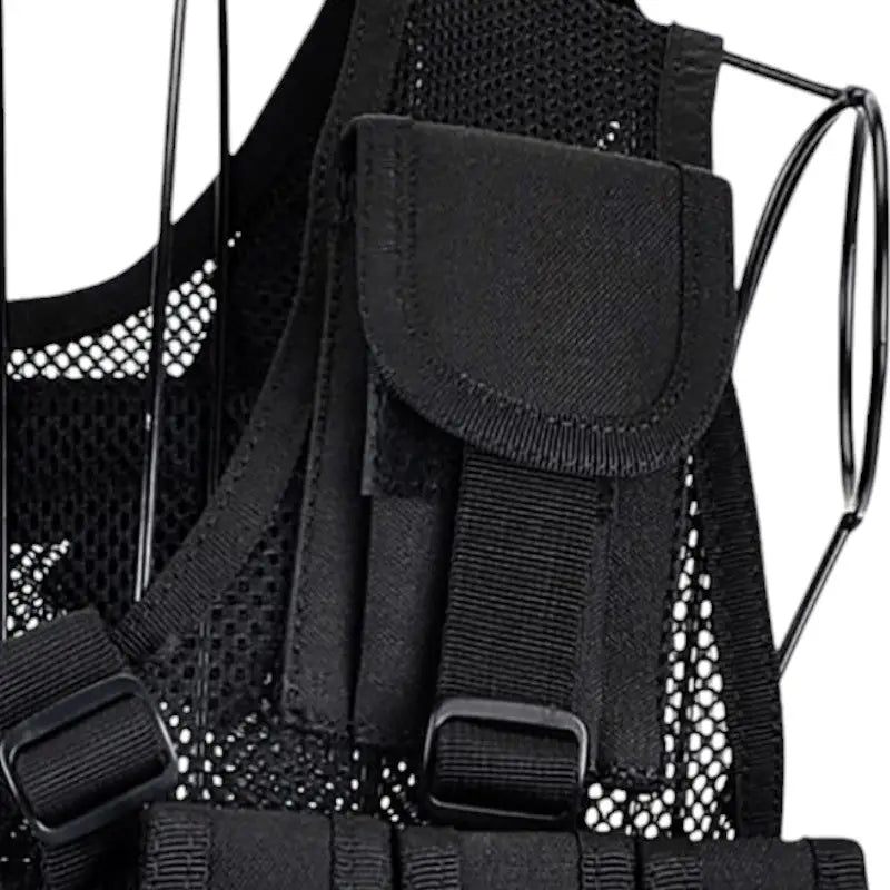 Black tactical vest