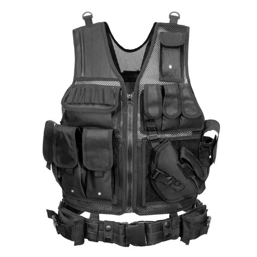 Black tactical vest