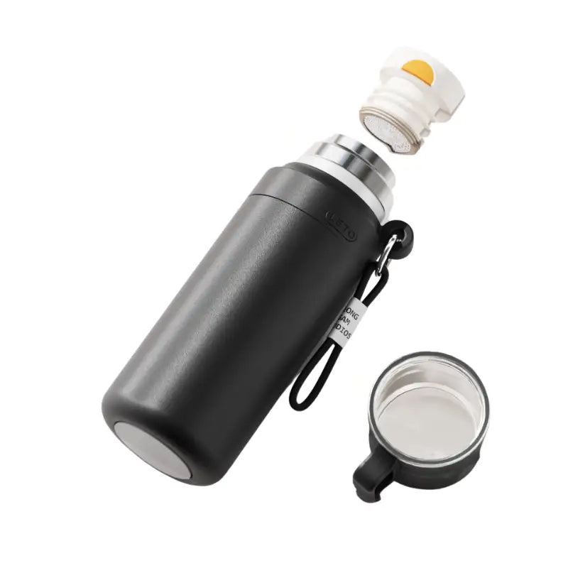 Insulated flask with cup