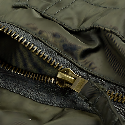 Green camo bomber jacket