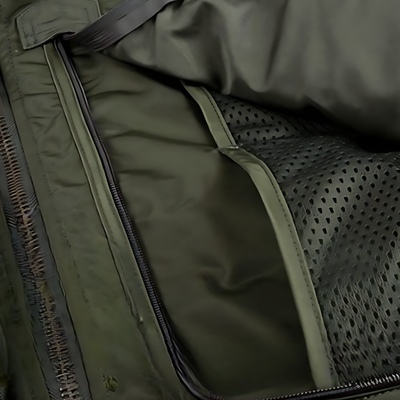 Green camo bomber jacket