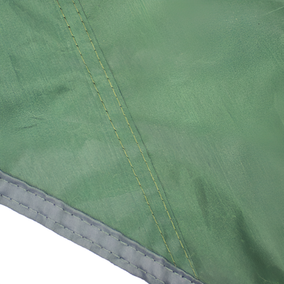 Green camping tarp