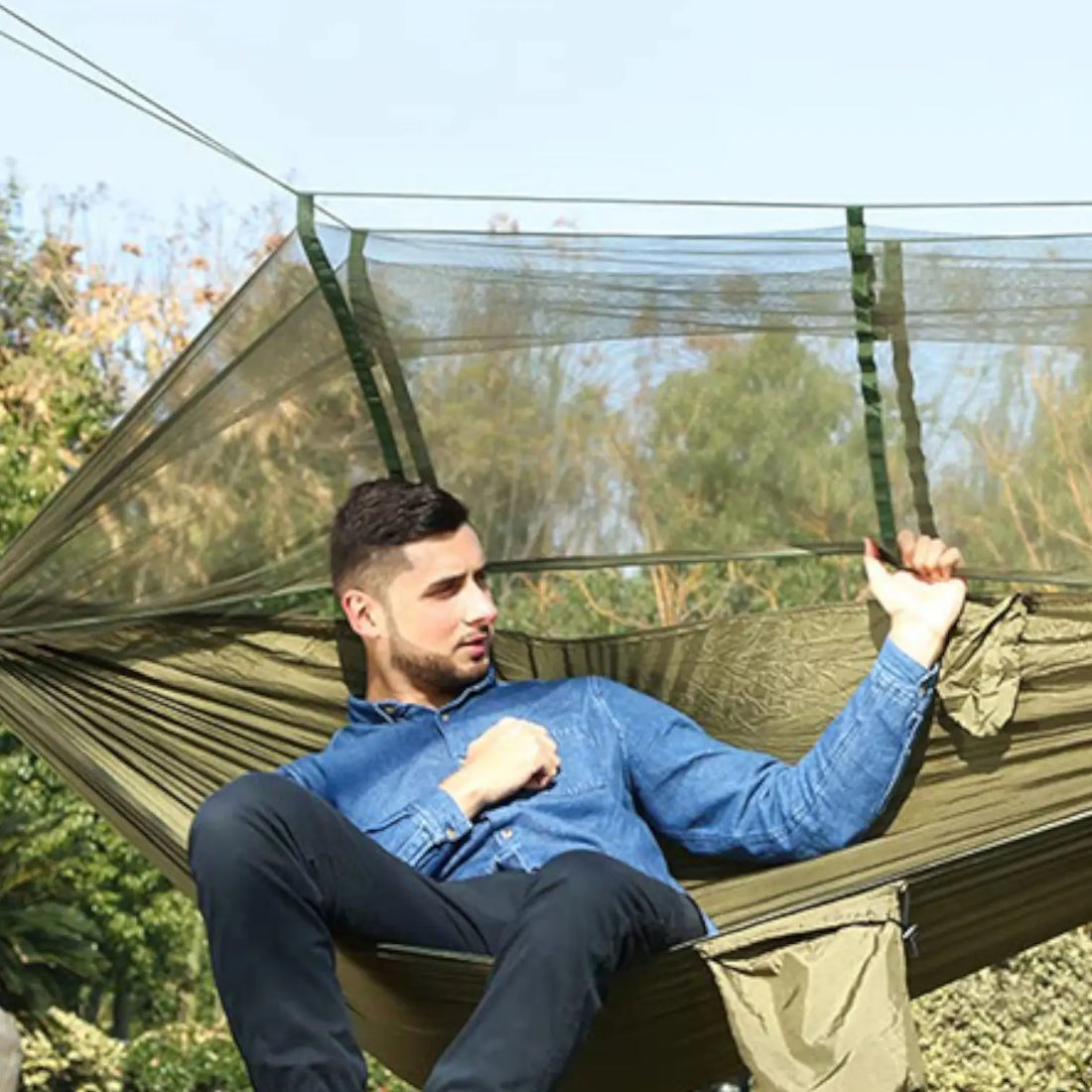 Military hammock tent