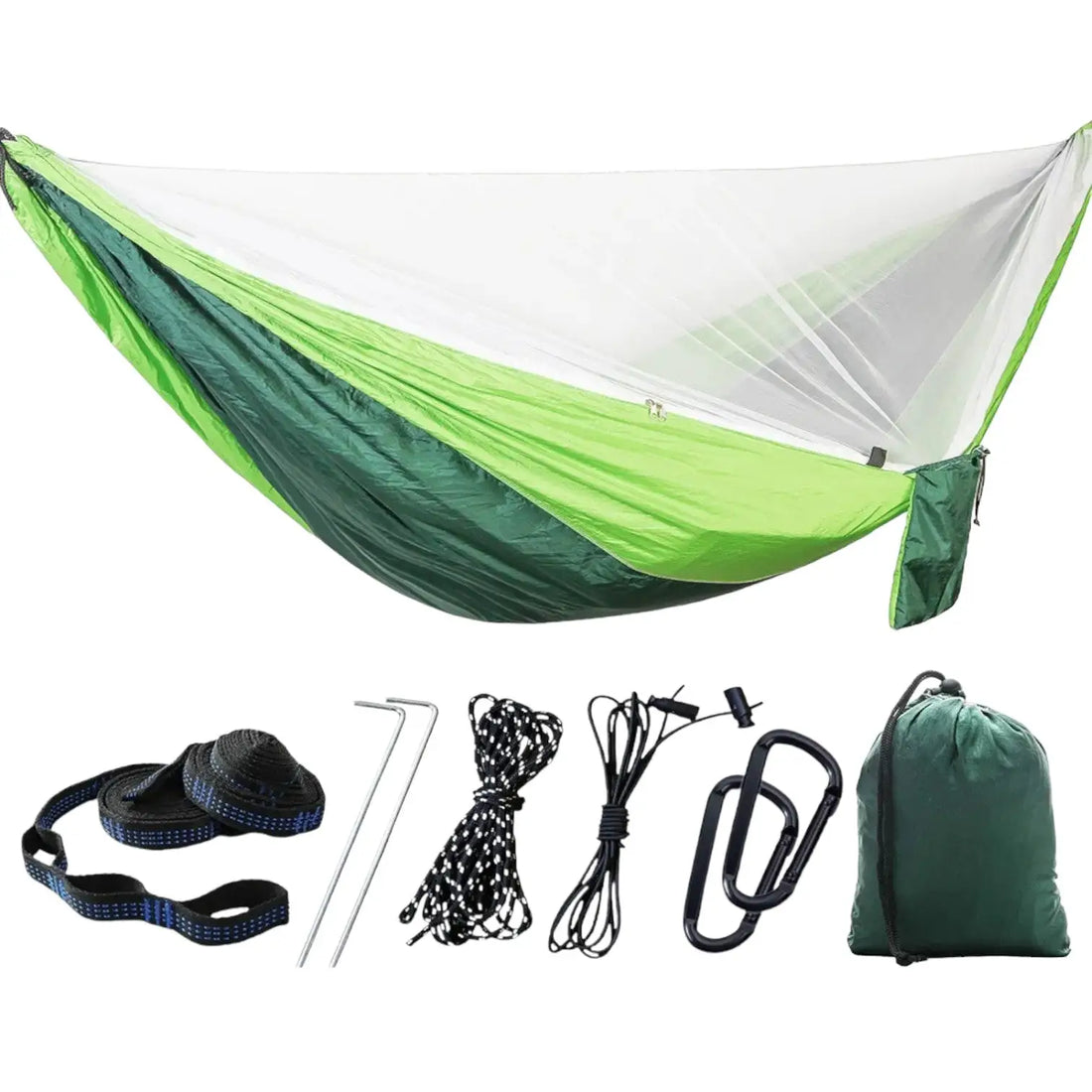 Double camping hammock tent