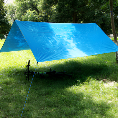 Heat reflective tarp camping