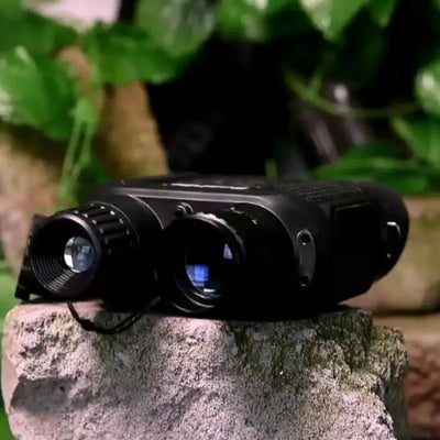 High power binoculars with night vision
