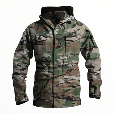 Hooded Military Jacket