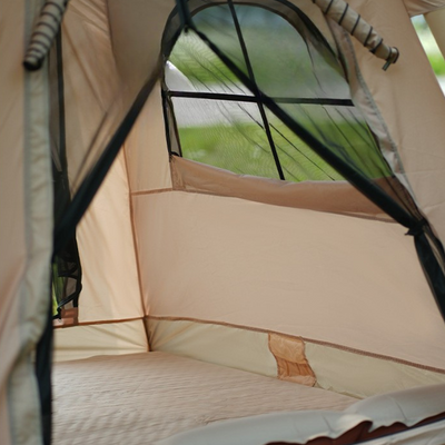 Inflatable tents for camping