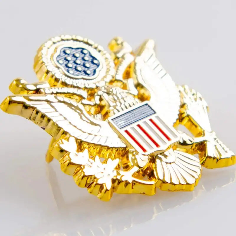 Military eagle pin