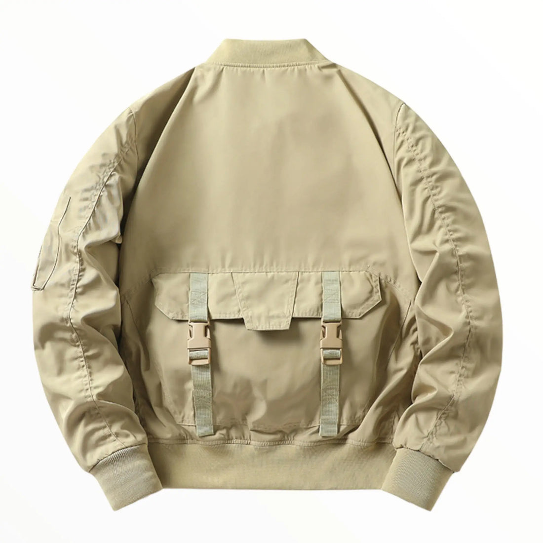 Black tactical bomber jacket