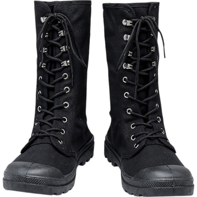 Knee high tactical boots