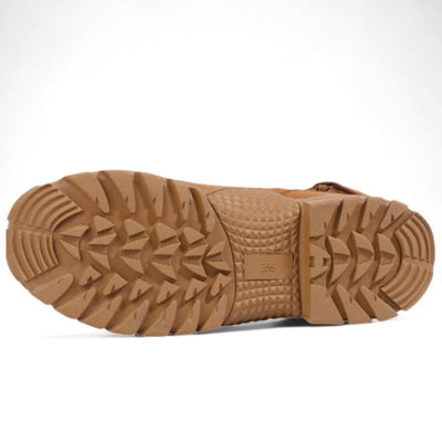 Lace-Up Zip Tactical Tan Desert Boots